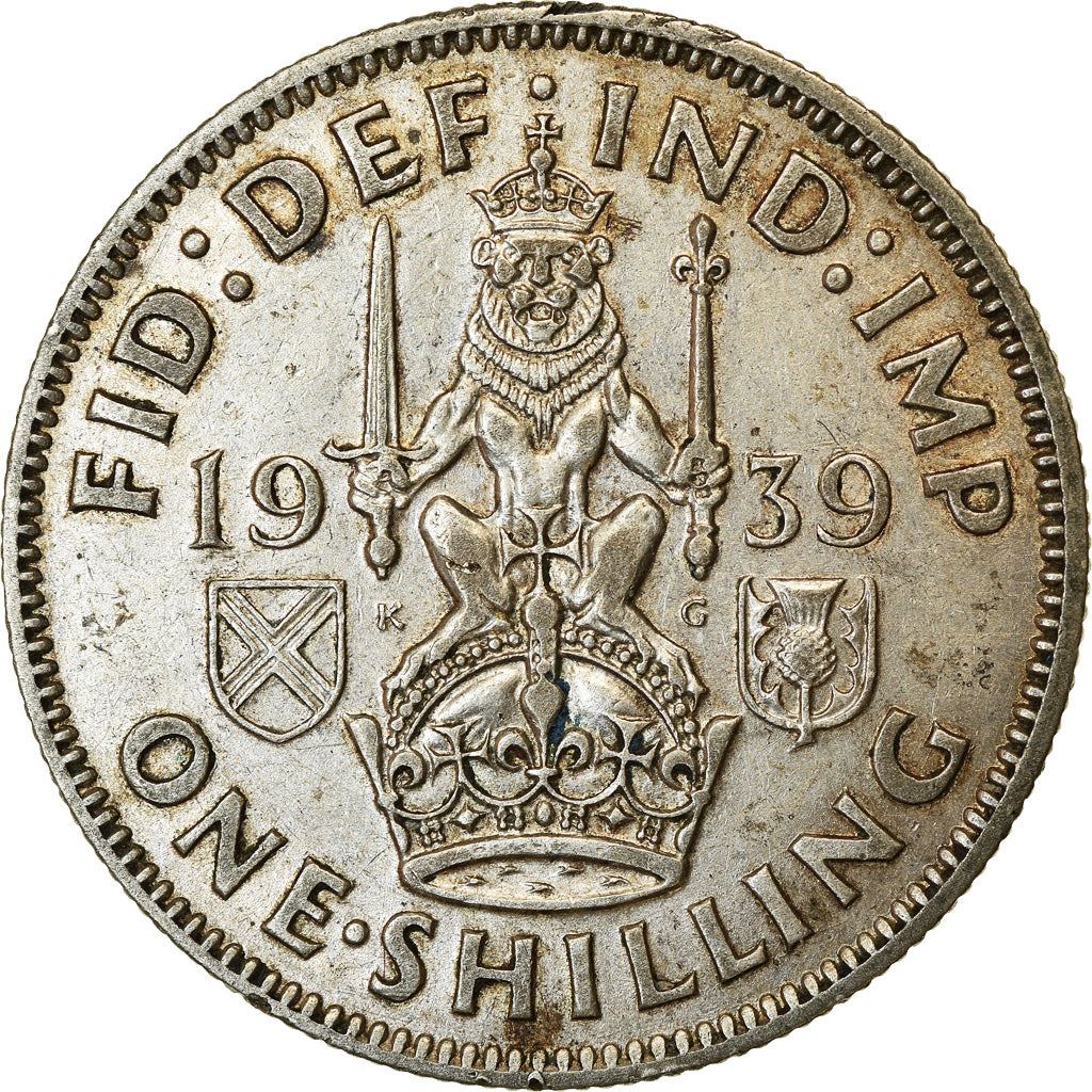 United Kingdom | 1 Shilling Coin | George VI | KM:854 | 1937 - 1946