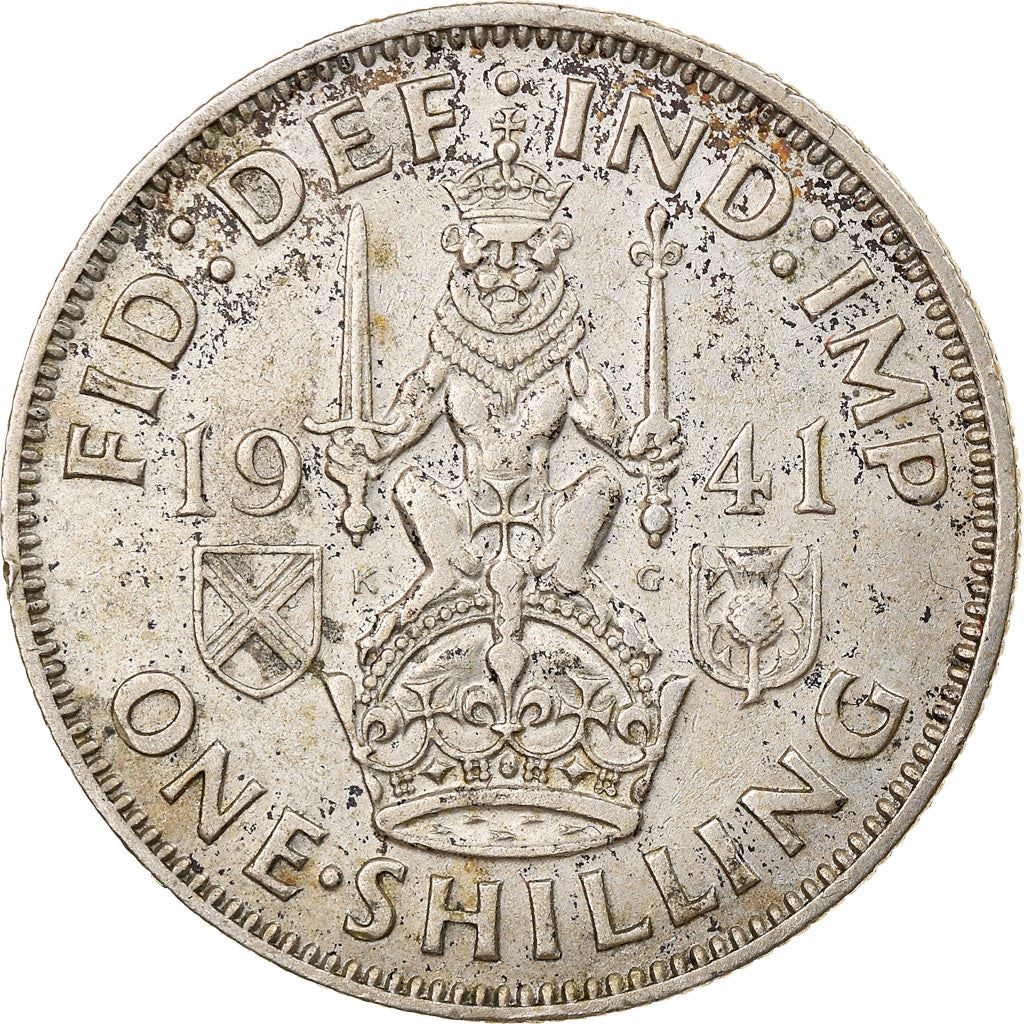 United Kingdom | 1 Shilling Coin | George VI | KM:854 | 1937 - 1946