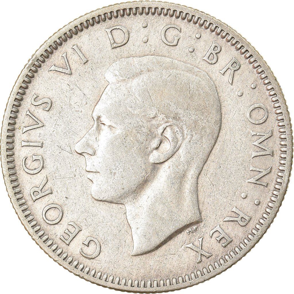 United Kingdom | 1 Shilling Coin | George VI | KM:854 | 1937 - 1946