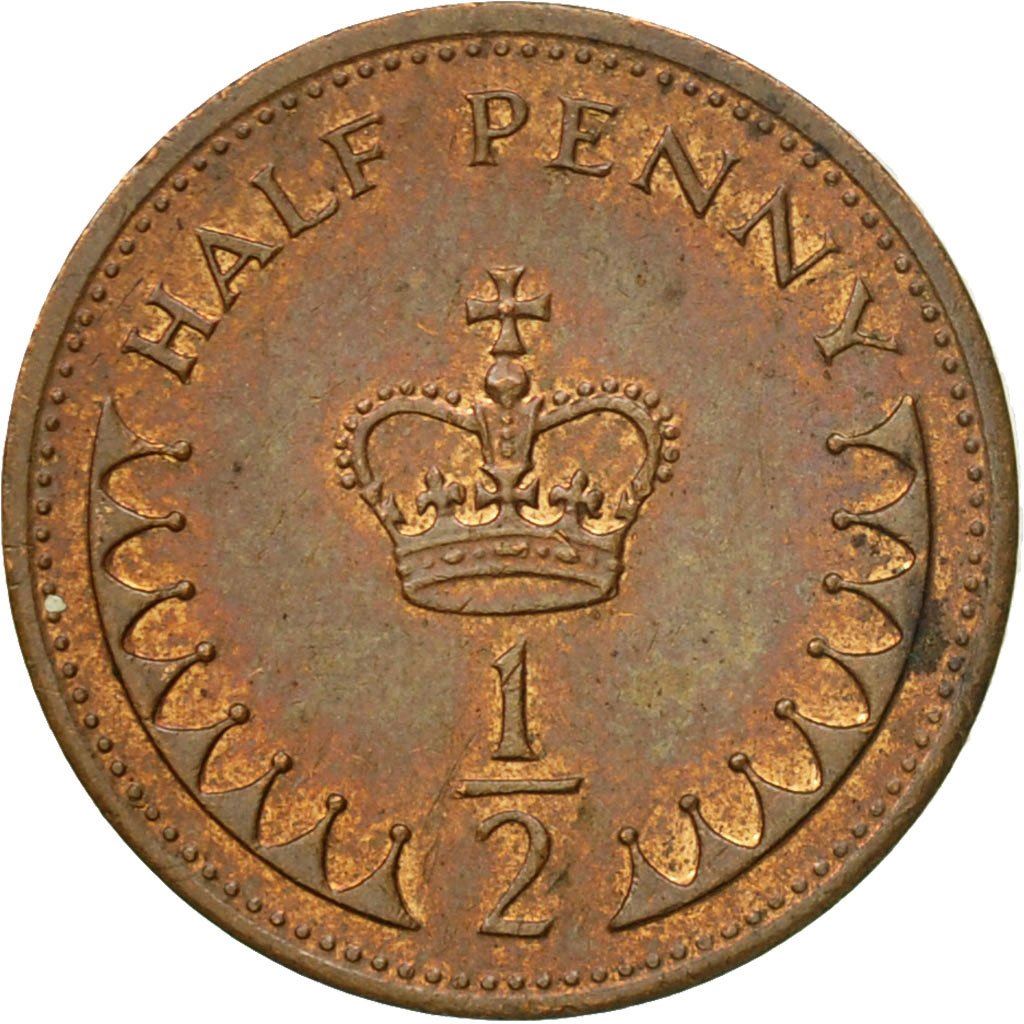United Kingdom | 1/2 Penny Coin | Elizabeth II | KM:926 | 1982 - 1984
