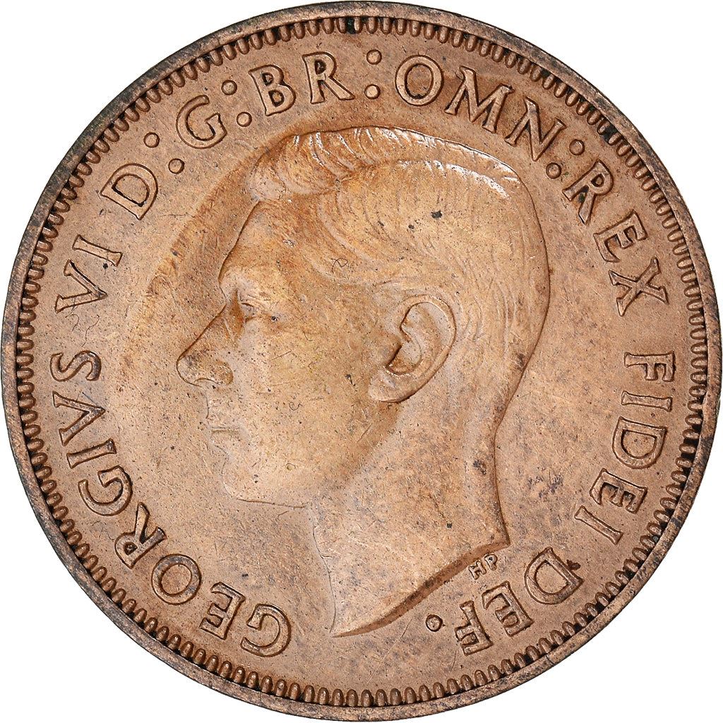 United Kingdom | 1/2 Penny Coin | George VI | KM:868 | 1949 - 1952
