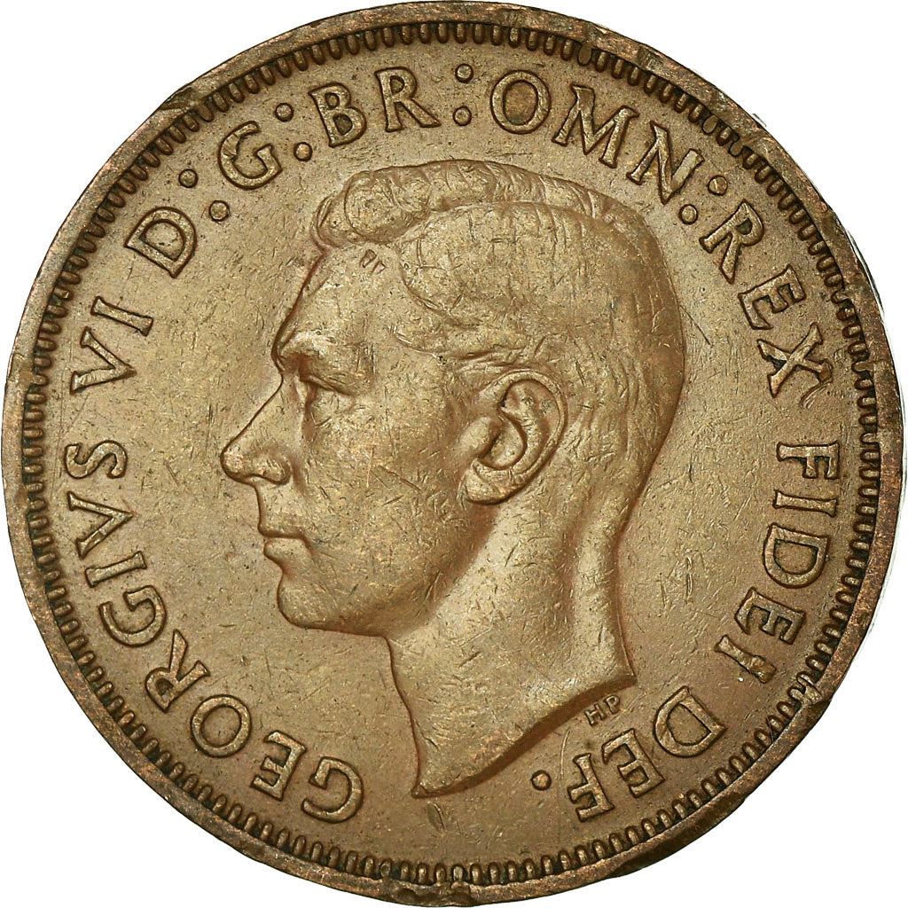United Kingdom | 1/2 Penny Coin | George VI | KM:868 | 1949 - 1952