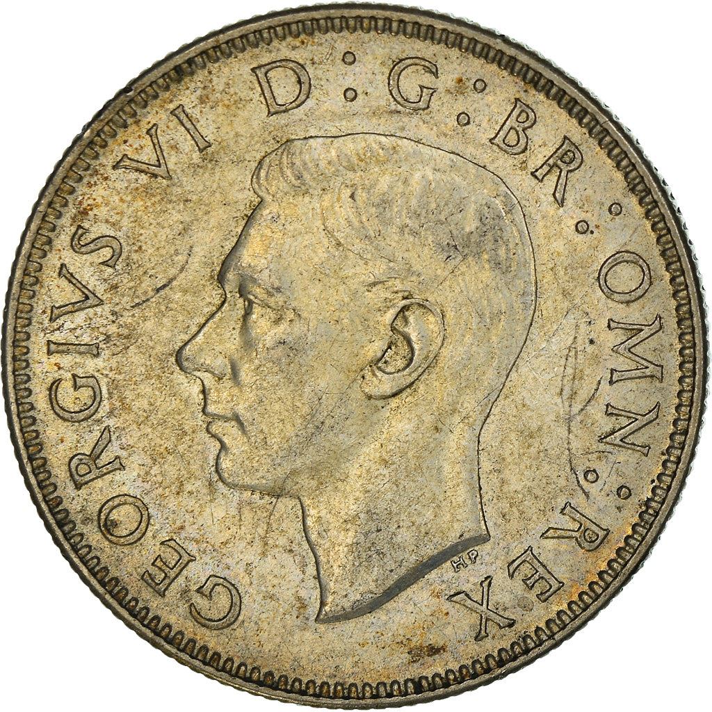 United Kingdom | 2 Shillings Coin | George VI | KM:855 | 1937 - 1946