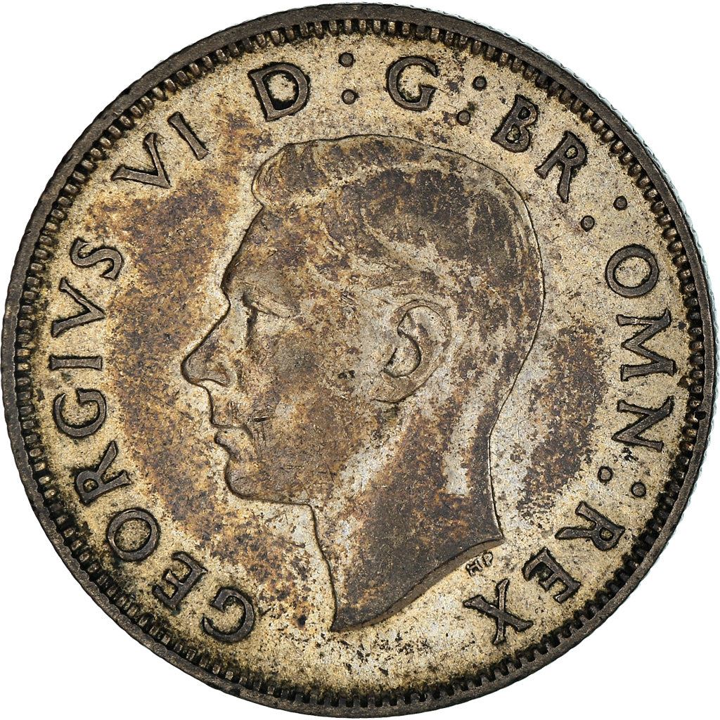 United Kingdom | 2 Shillings Coin | George VI | KM:855 | 1937 - 1946