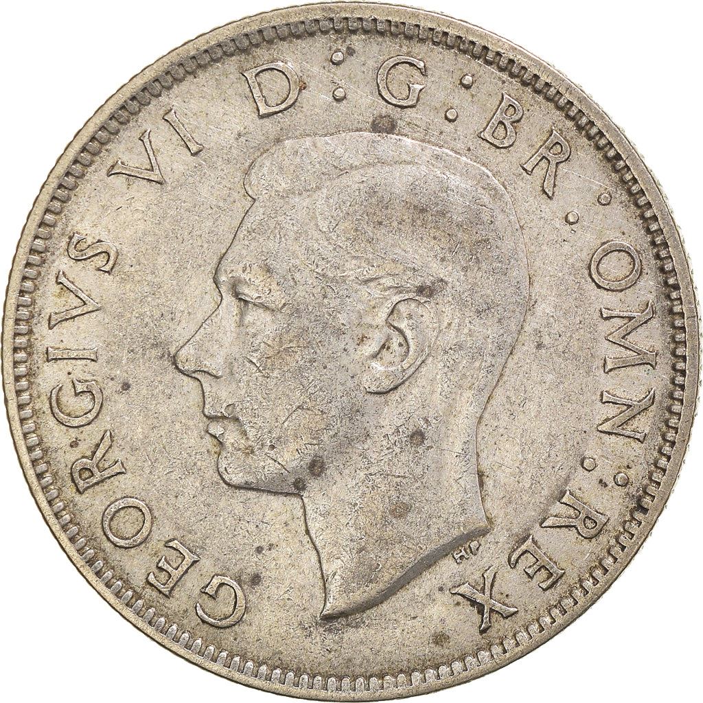 United Kingdom | 2 Shillings Coin | George VI | KM:855 | 1937 - 1946