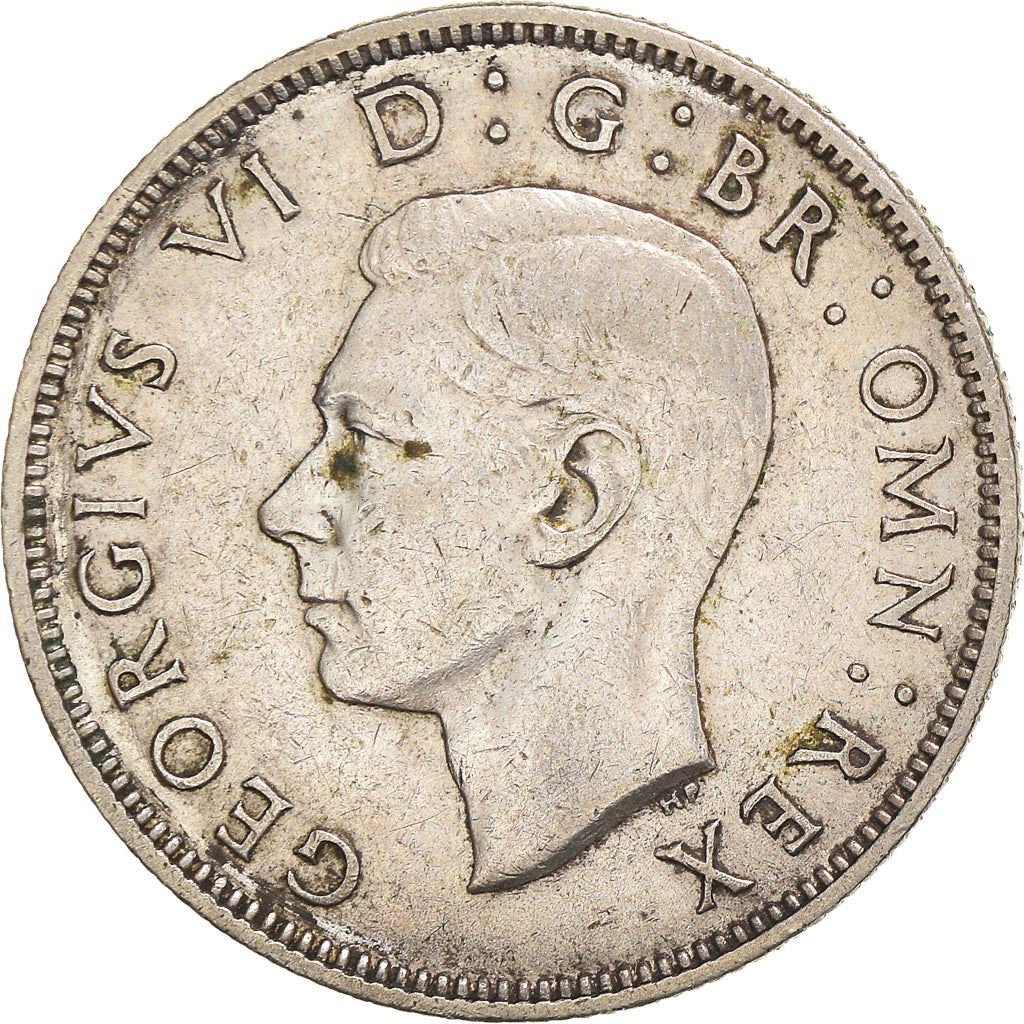 United Kingdom | 2 Shillings Coin | George VI | KM:855 | 1937 - 1946