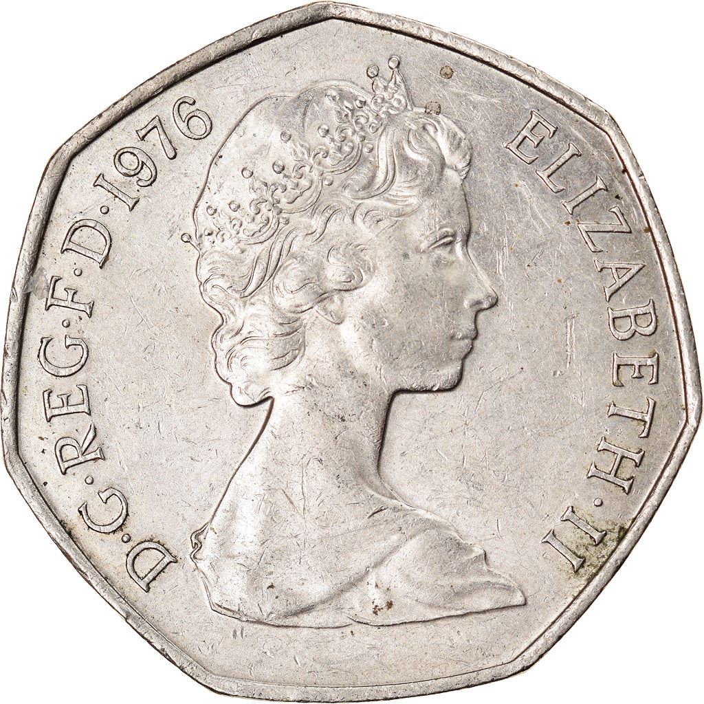 United Kingdom | 50 New Pence Coin | Britannia | KM:913 | 1969 - 1981