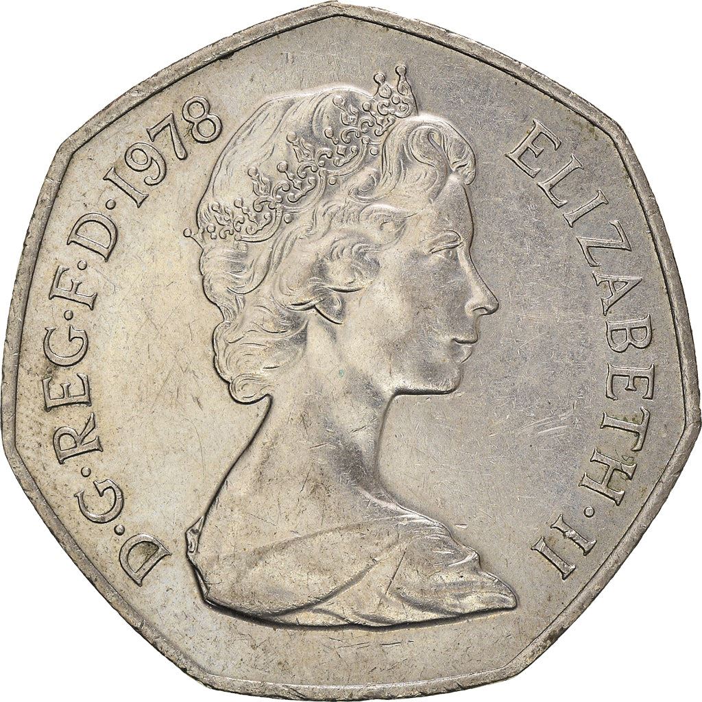 United Kingdom | 50 New Pence Coin | Britannia | KM:913 | 1969 - 1981