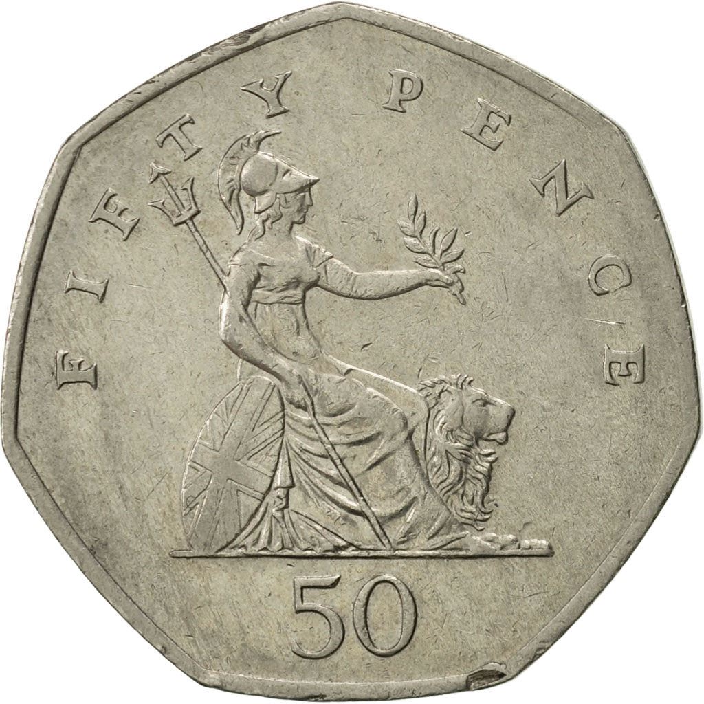 United Kingdom | 50 Pence Coin | Britannia | Km:940.2 | 1997