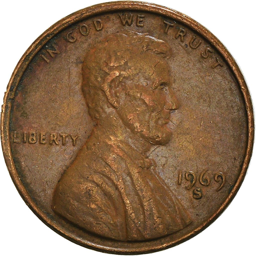 United States | American 1 Cent Coin | Abraham Lincoln | KM201 | 1959 - 1982