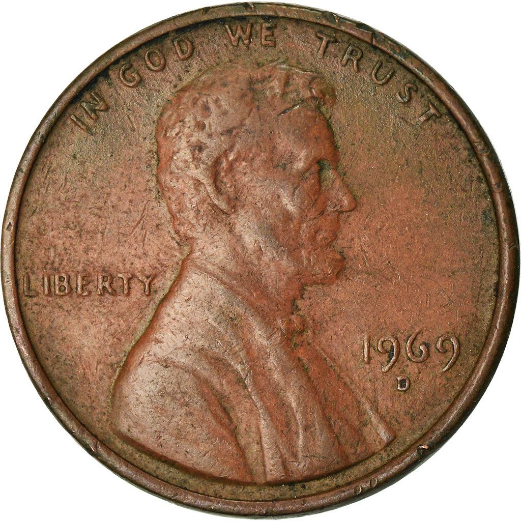 United States | 1 Cent Coin | Abraham Lincoln | KM:201 | 1959 - 1982