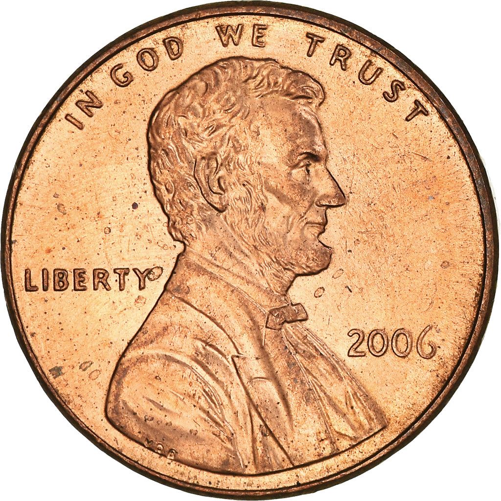 United States | American 1 Cent Coin | Lincoln Memorial | KM201b | 1983 - 2008