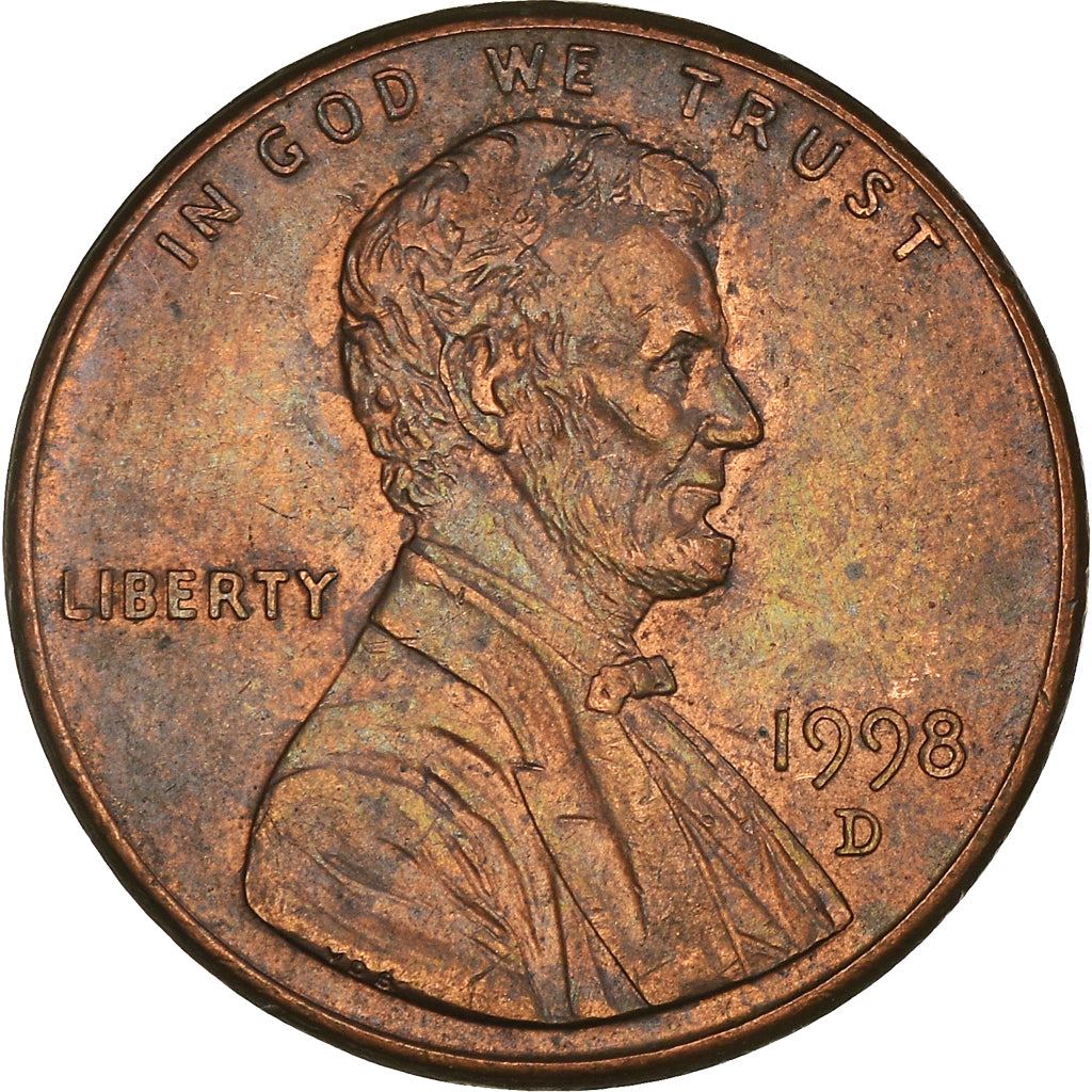 United States | American 1 Cent Coin | Lincoln Memorial | KM201b | 1983 - 2008