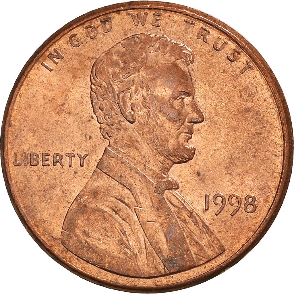 United States | American 1 Cent Coin | Lincoln Memorial | KM201b | 1983 - 2008