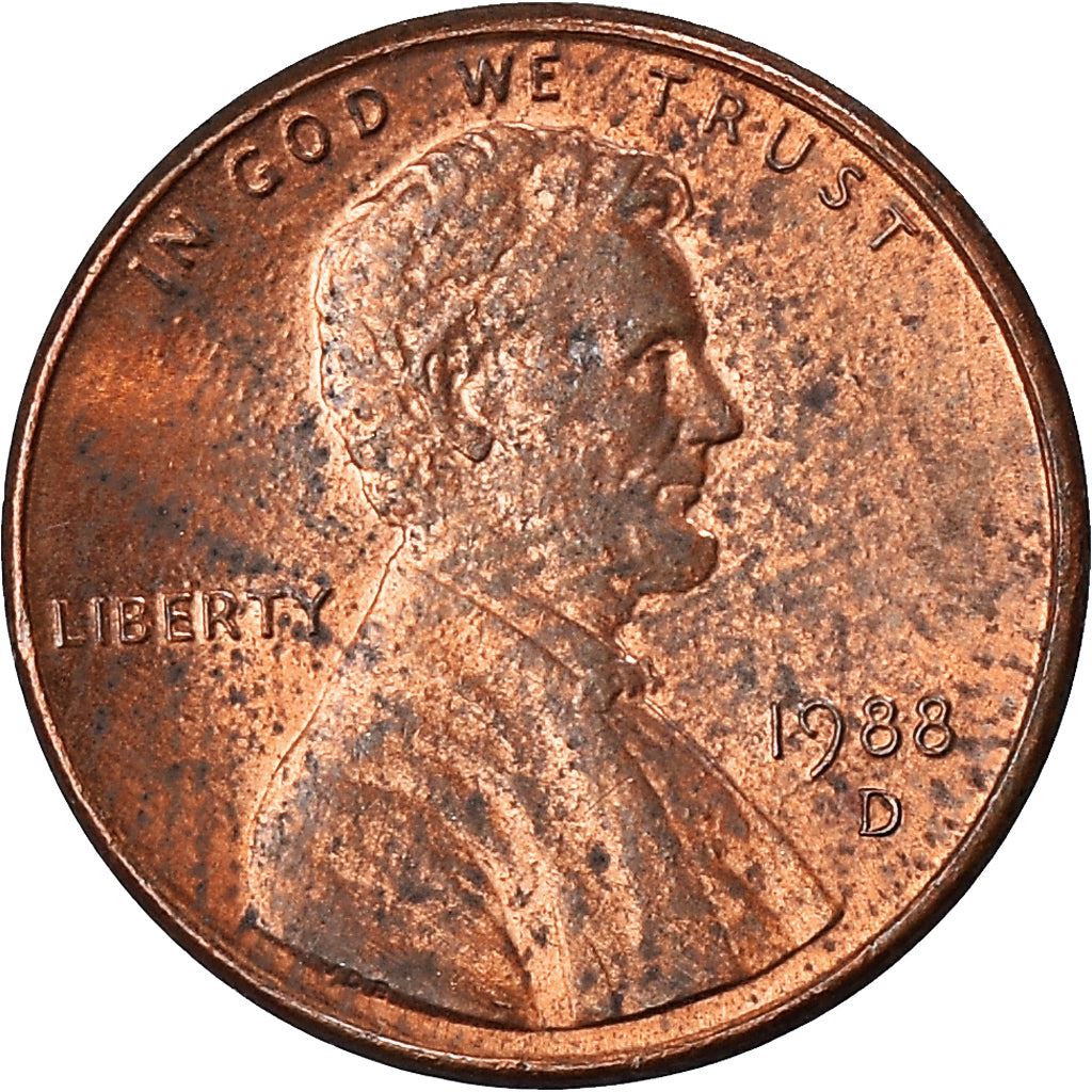 États-Unis | Pièce de 1 cent américain | Mémorial Lincoln | KM201b | 1983 - 2008