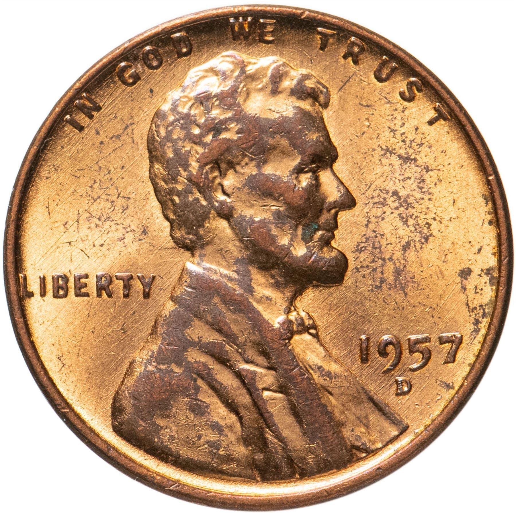 United States | 1 Cent Coin | Abraham Lincoln | KM:132 | 1909 - 1958