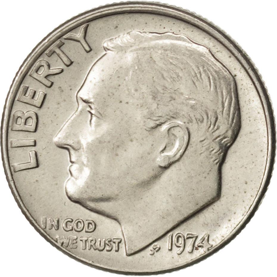 United States | 1 Dime Coin | Franklin D. Roosevelt | KM:195a | 1965 - 2025