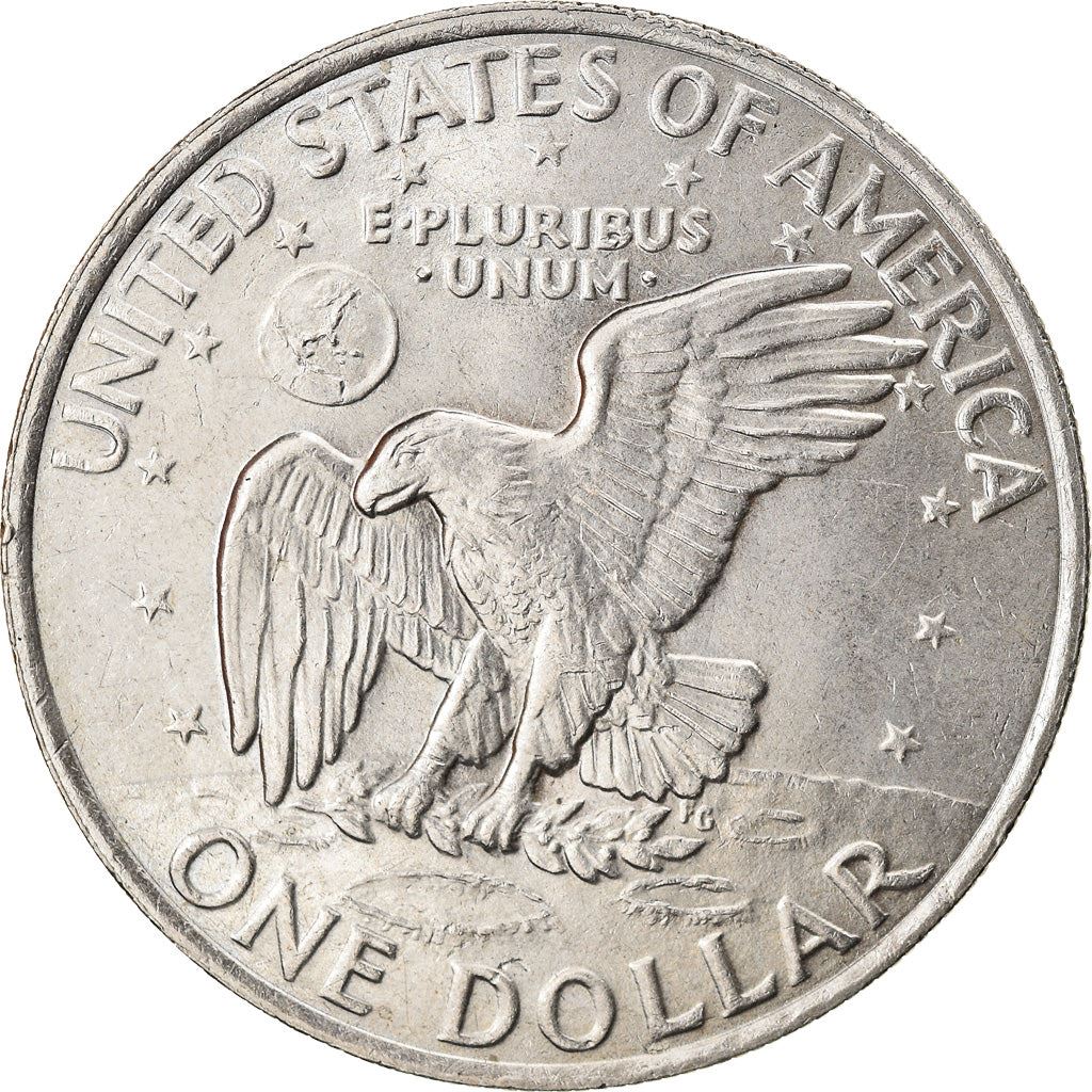 United States Coin American 1 Dollar | Dwight D. Eisenhower | Apollo 11 | KM203 | 1971 - 1978