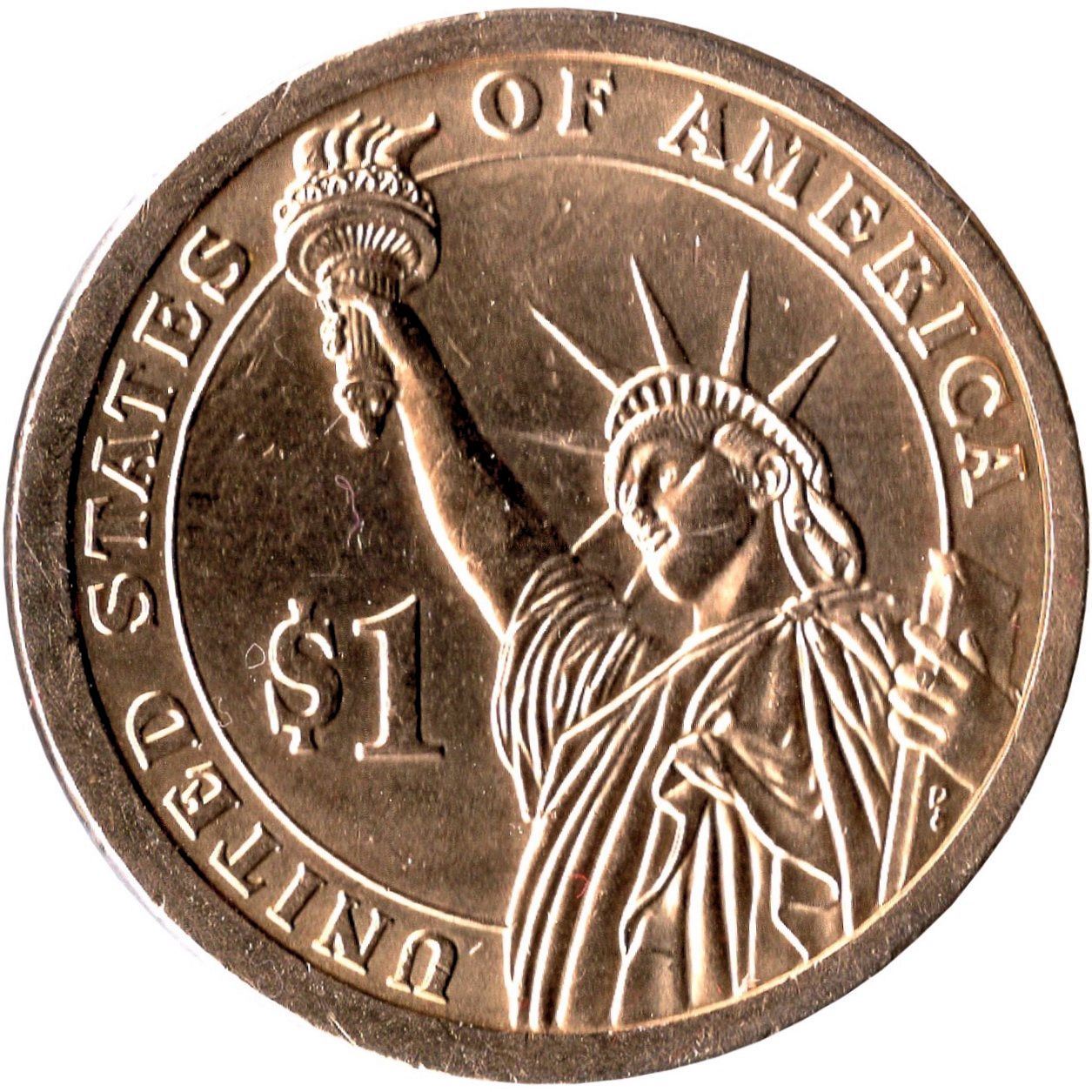 United States | 1 Dollar Coin | Rutherford B. Hayes | Km:501 | 2011