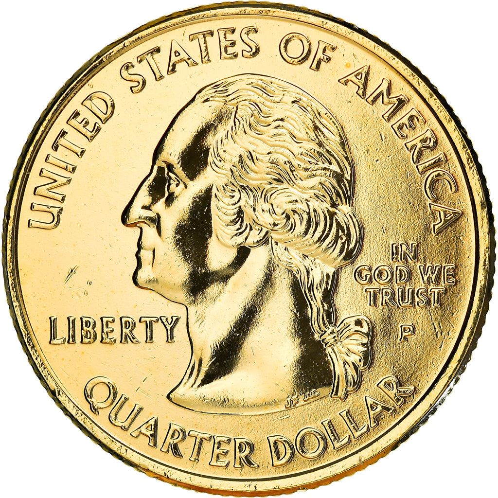 United States Coin American ¼ Dollar | George Washington | Tennessee | Guitar | Trumpet | Violin | KM331 | 2002