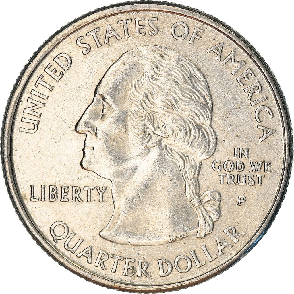 United States Coin American ¼ Dollar | George Washington | Yellow Jessamine | Palmetto Tree | KM307 | 2000