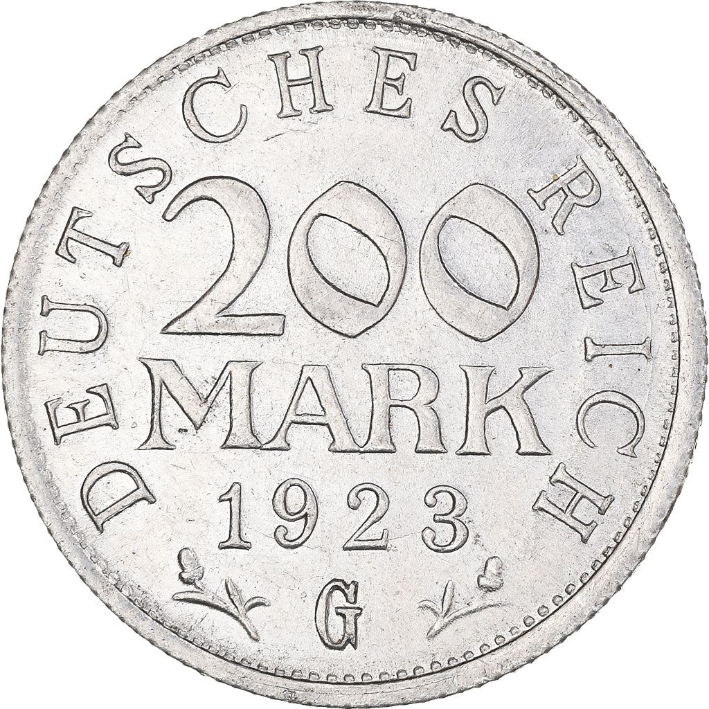 Weimar Republic 200 mark Coin | German Reich | KM35 | 1923