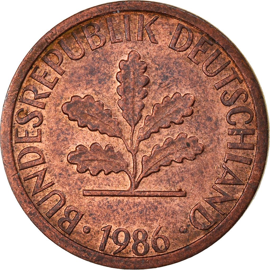 वेस्ट जर्मन 1 पफेनिंग | KM105 | 1950 - 2001
