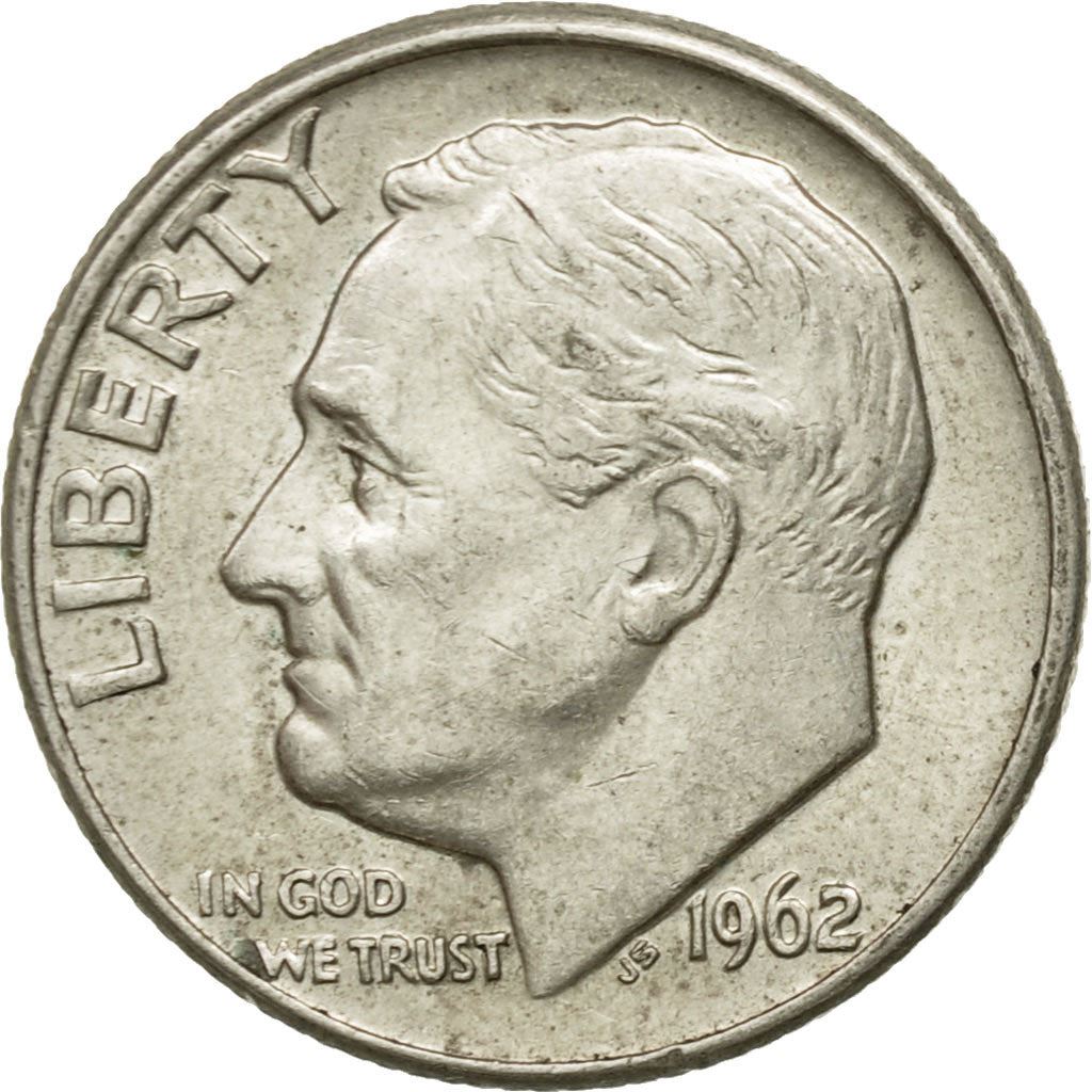 Vereinigte Staaten | 1 Dime Münze | Franklin D. Roosevelt | KM:195 | 1946 - 1964