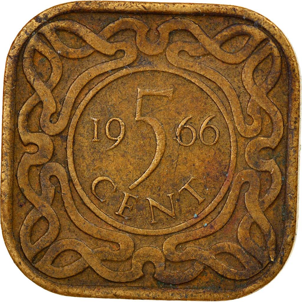 Suriname | 5 Cents Coin | Natives | KM:12.1 | 1962 - 1972