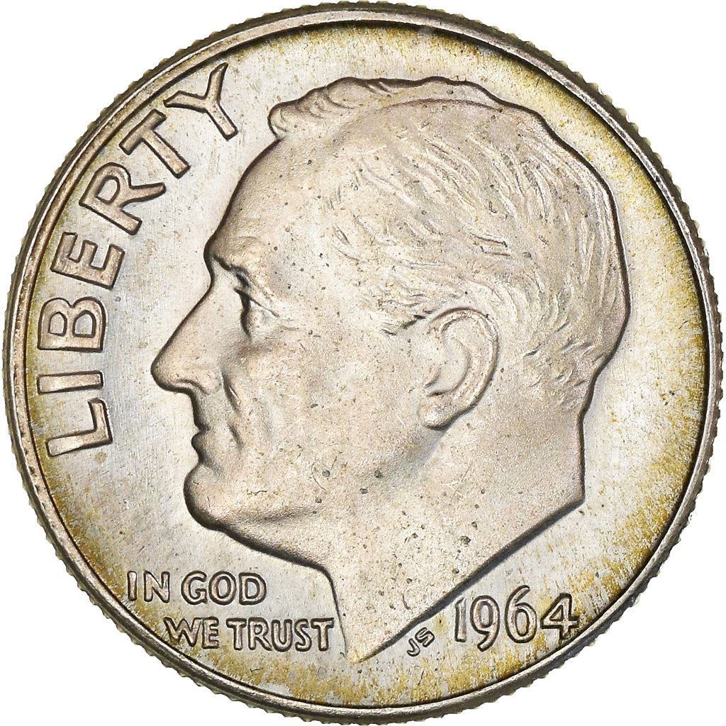Vereinigte Staaten | 1 Dime Münze | Franklin D. Roosevelt | KM:195 | 1946 - 1964