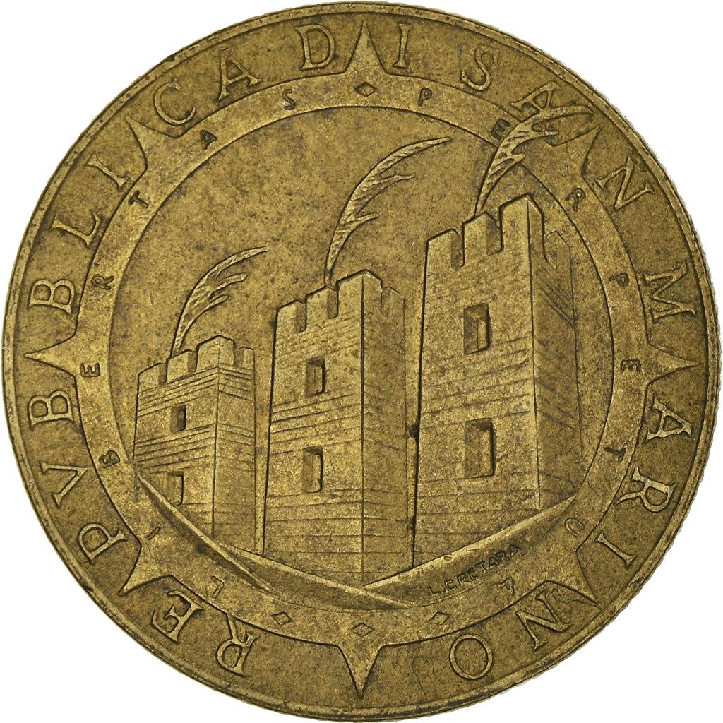 San Marino | 200 Lire Coin | Discovery of America | Km:285 | 1992