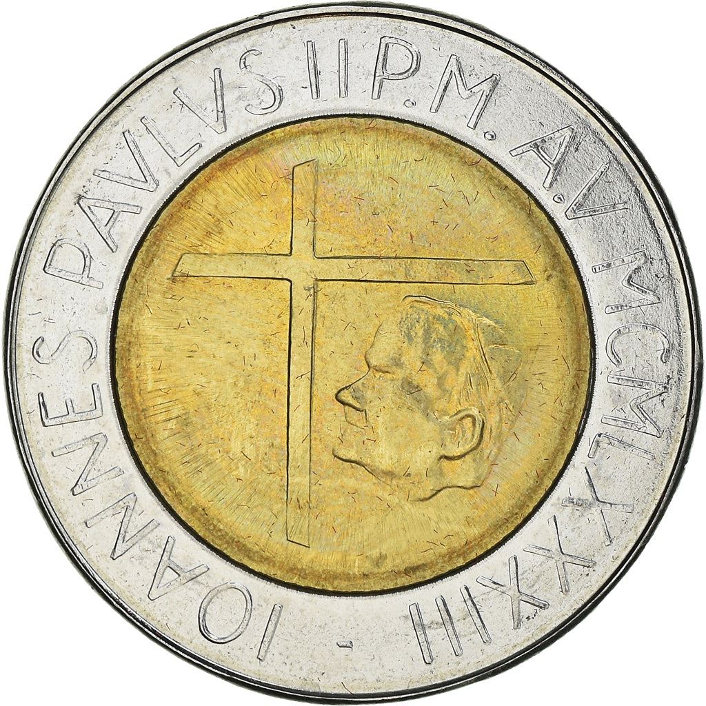 Vatican City | 500 Lire Coin | John Paul II | Km:175 | 1983