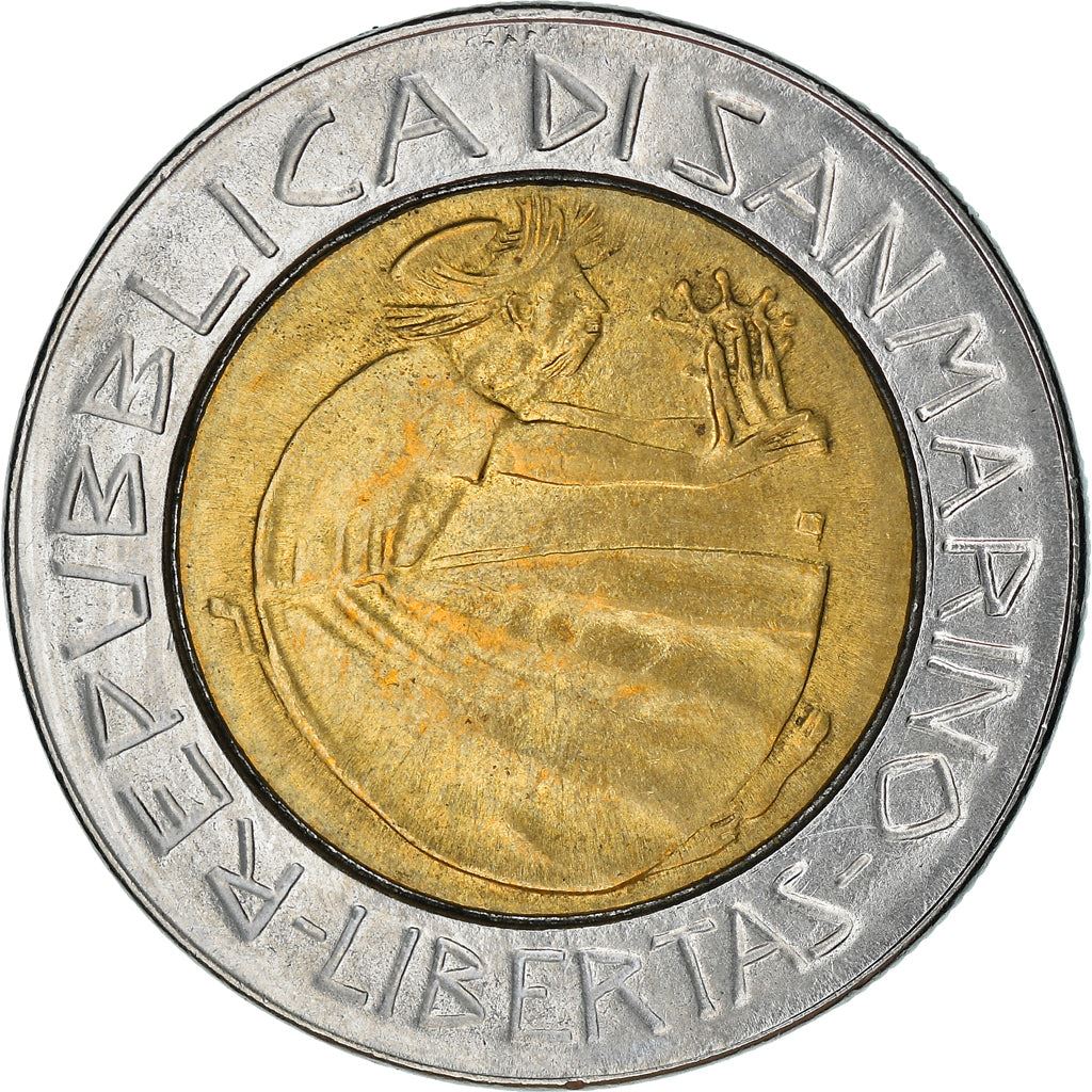 San Marino | 500 Lire Coin | Redemption from drugs | Km:181 | 1985