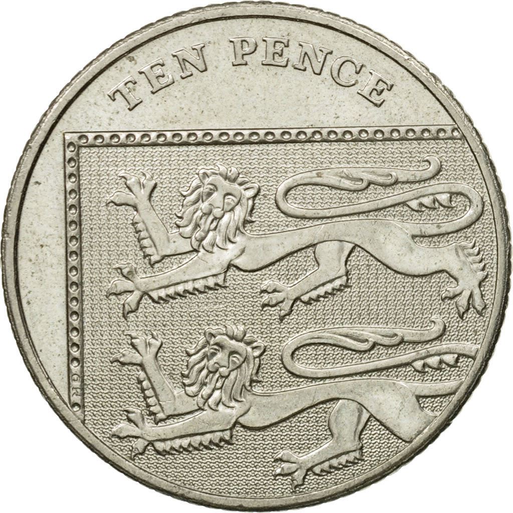 United Kingdom | 10 Pence Coin | Elizabeth II | Km:1110 | 2008 - 2010