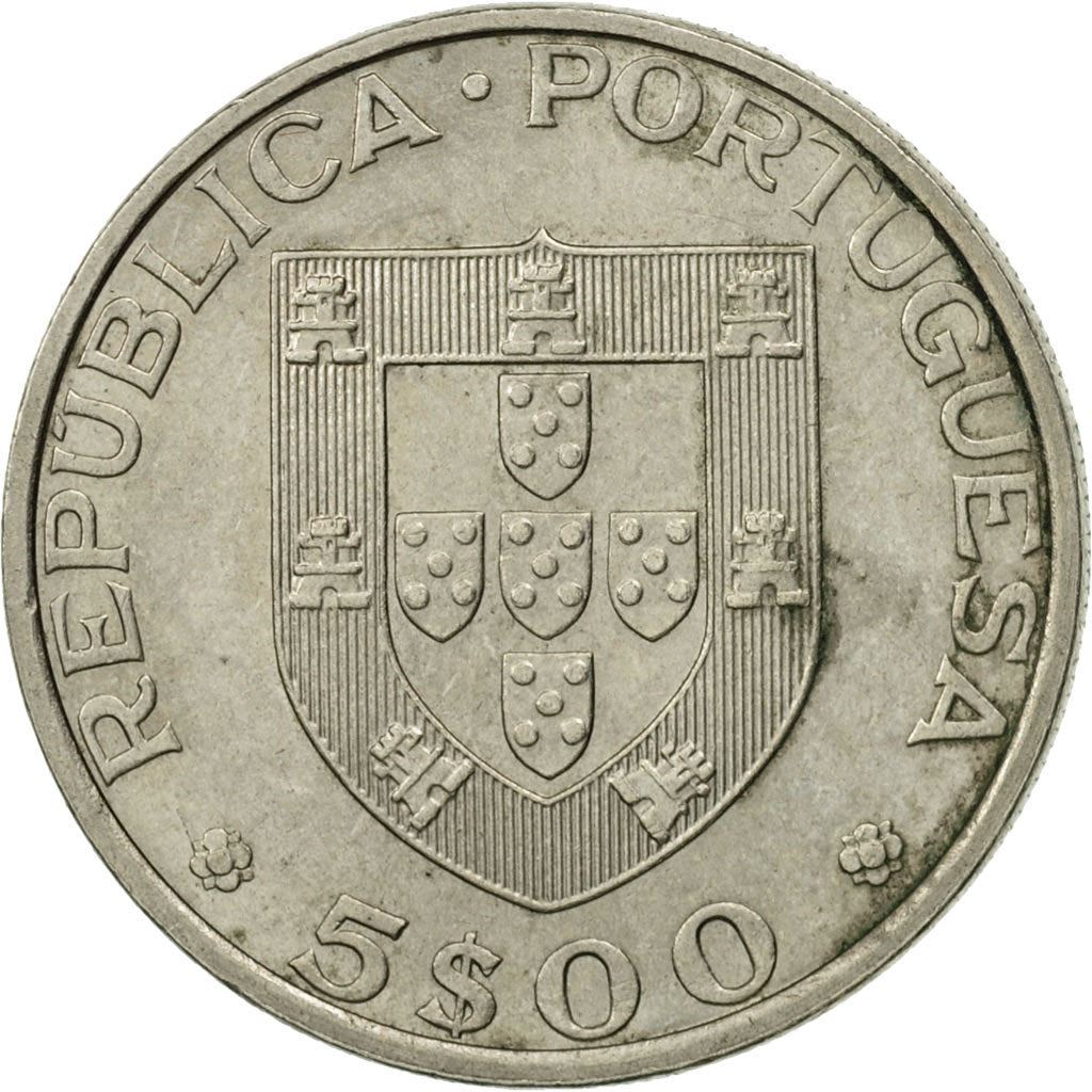 Portugal | 5 Escudos Coin | FAO | Km:618 | 1983