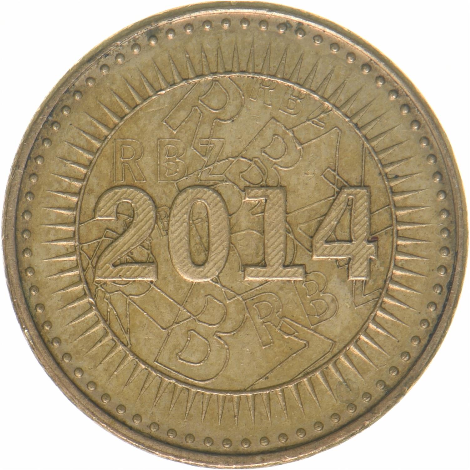Zimbabwe | 5 Cents Bond Coin | KM17 | 2014