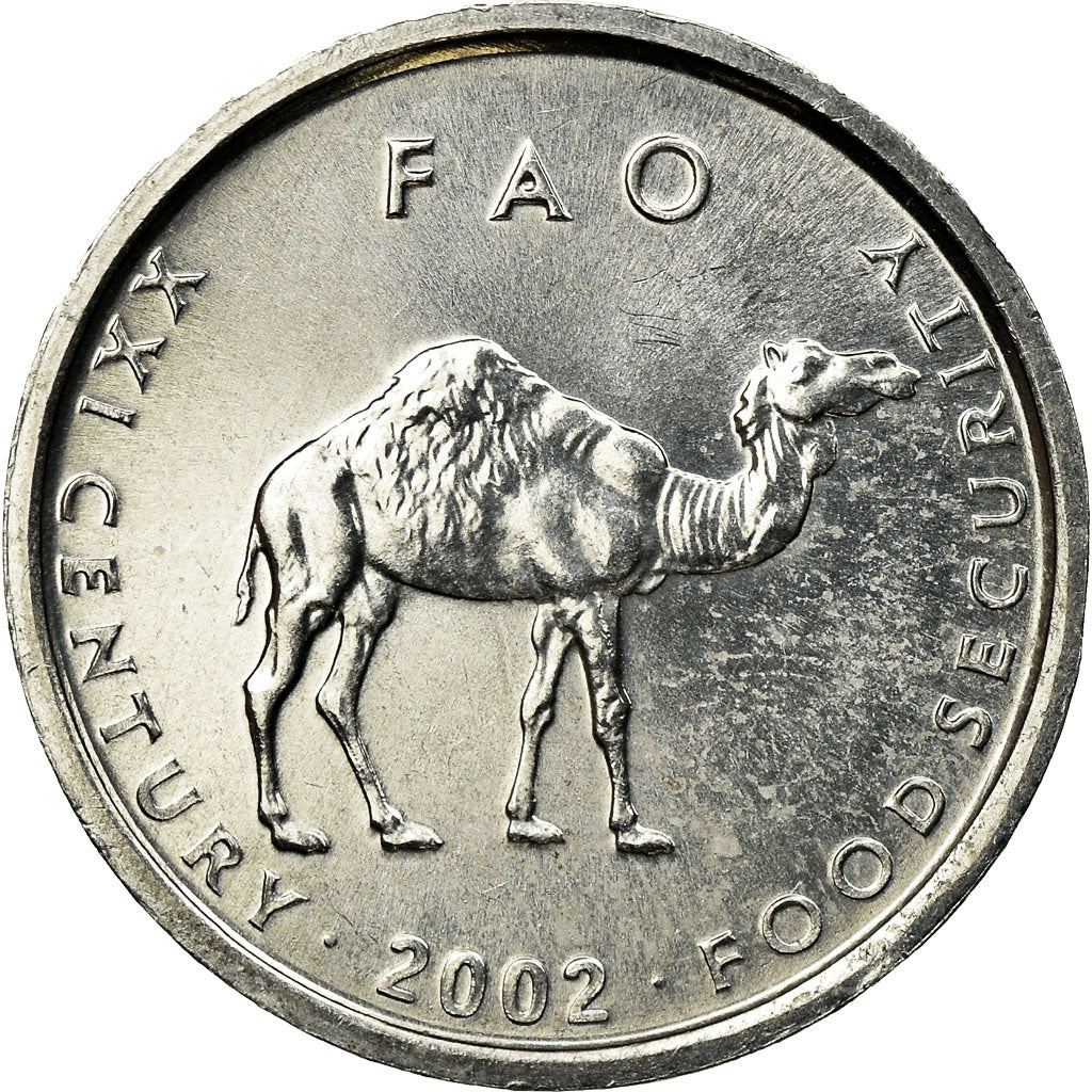 Somalia | 10 Shillings Coin | Dromedary Camel | Km:46 | 1999 - 2002