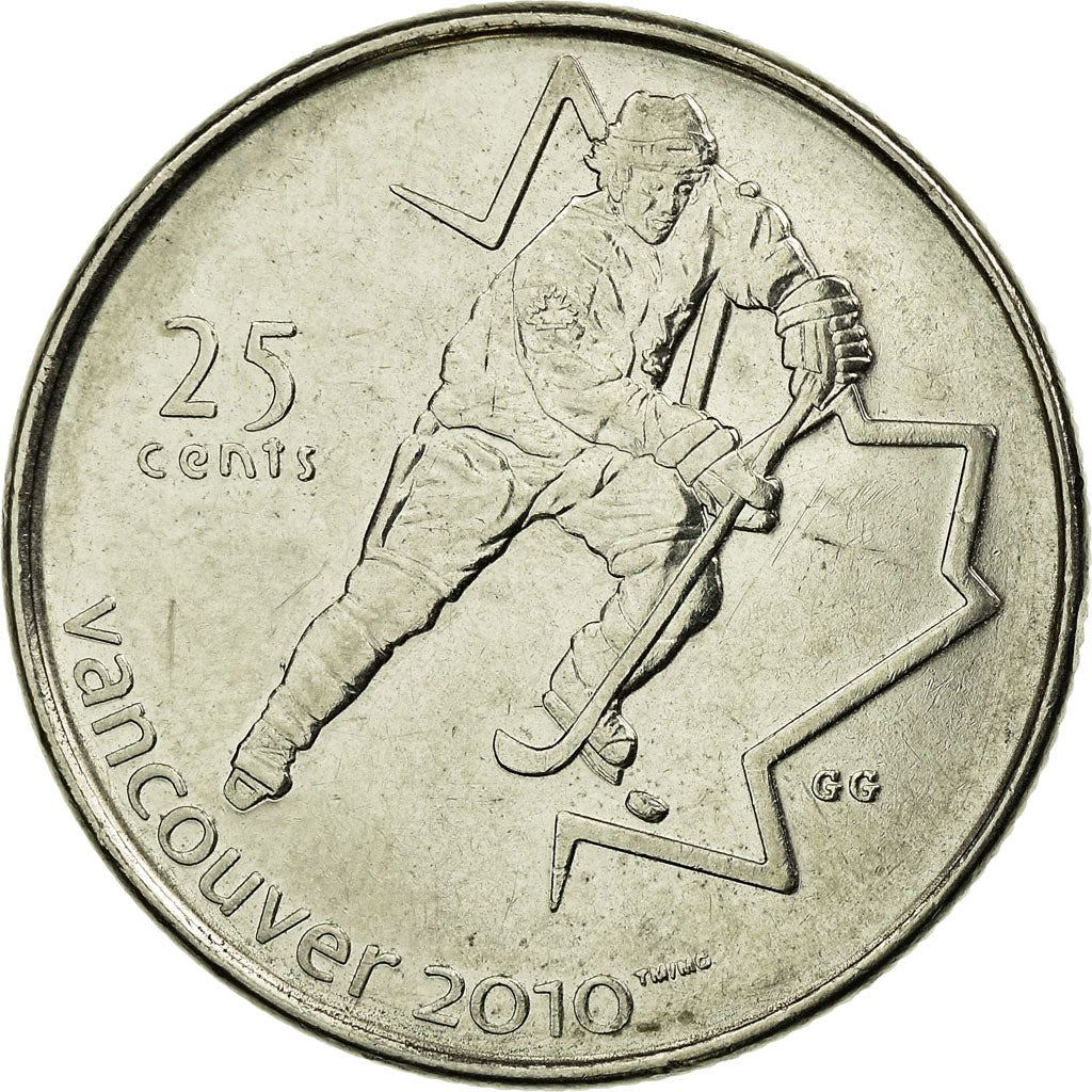 Canada | 25 cent mynt | Nikkelbelagt stål | Ishockey | KM:683 | 2007
