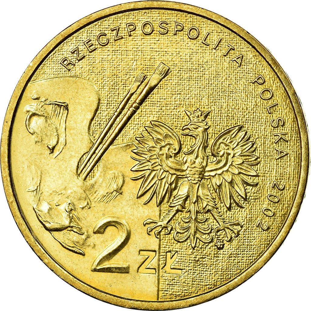Poland | 2 Zlotys Coin | Jan Matejko | Y:444 | 2002