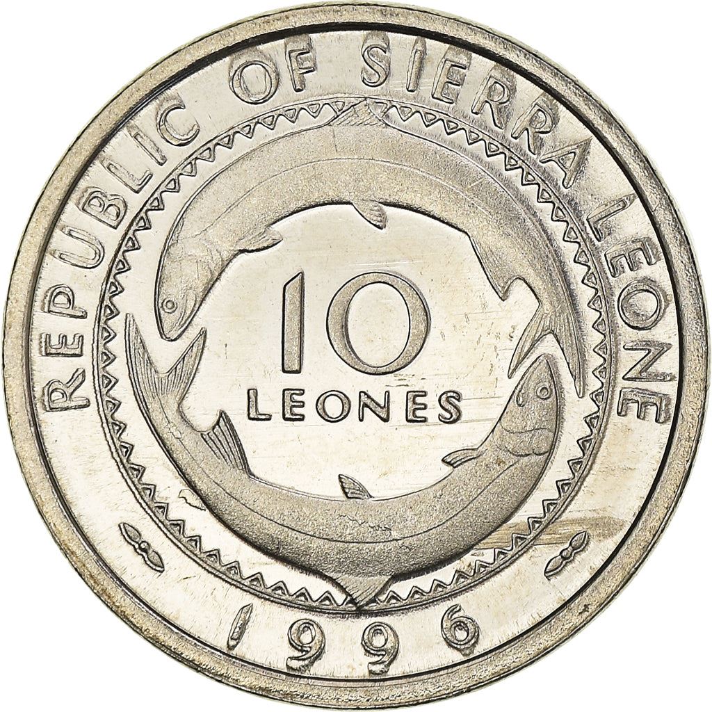 Sierra Leone 10 Leones | Mammy Yoko | Bonga Fish | KM44 | 1996