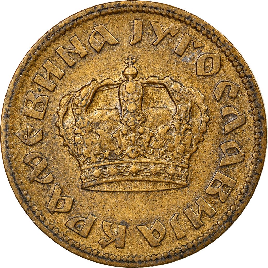 Yugoslavia | 2 Dinara Coin | Large Crown | Km:20 | 1938