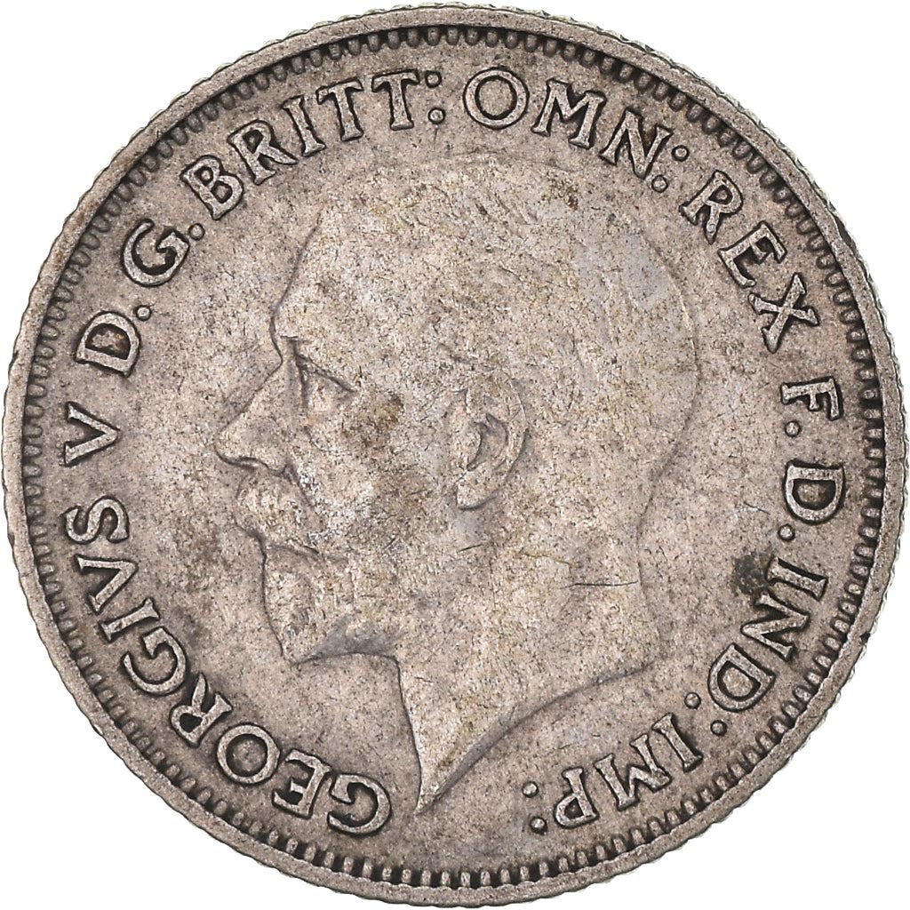 United Kingdom | 6 Pence Coin | George V | KM:832 | 1927 - 1936