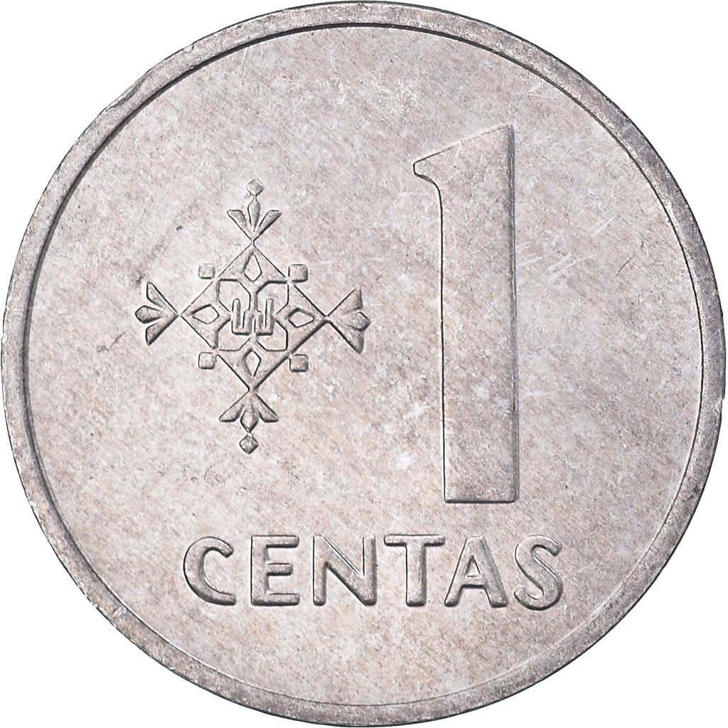 Lithuania | 1 Centas Coin | Aluminum | Horse or equine | KM:85 | 1991