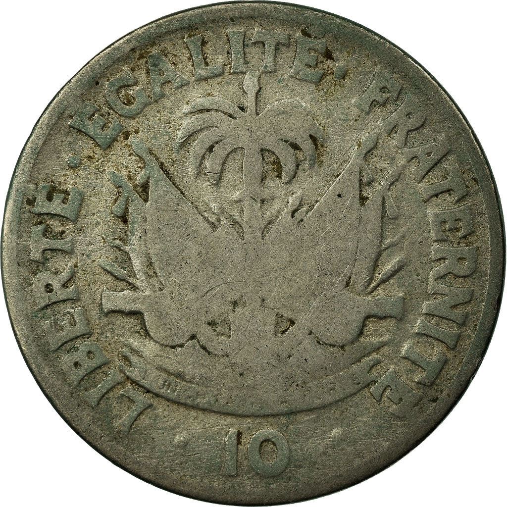 Haiti | 10 Centimes Coin | Dumarsais Estime | Cannon | Km:58 | 1949