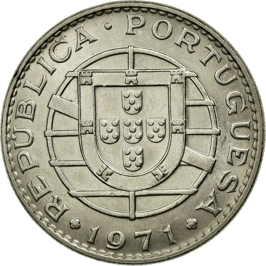 Mozambique | 20 Escudos Coin | Bundle of Arrows | Km:87 | 1971 - 1972