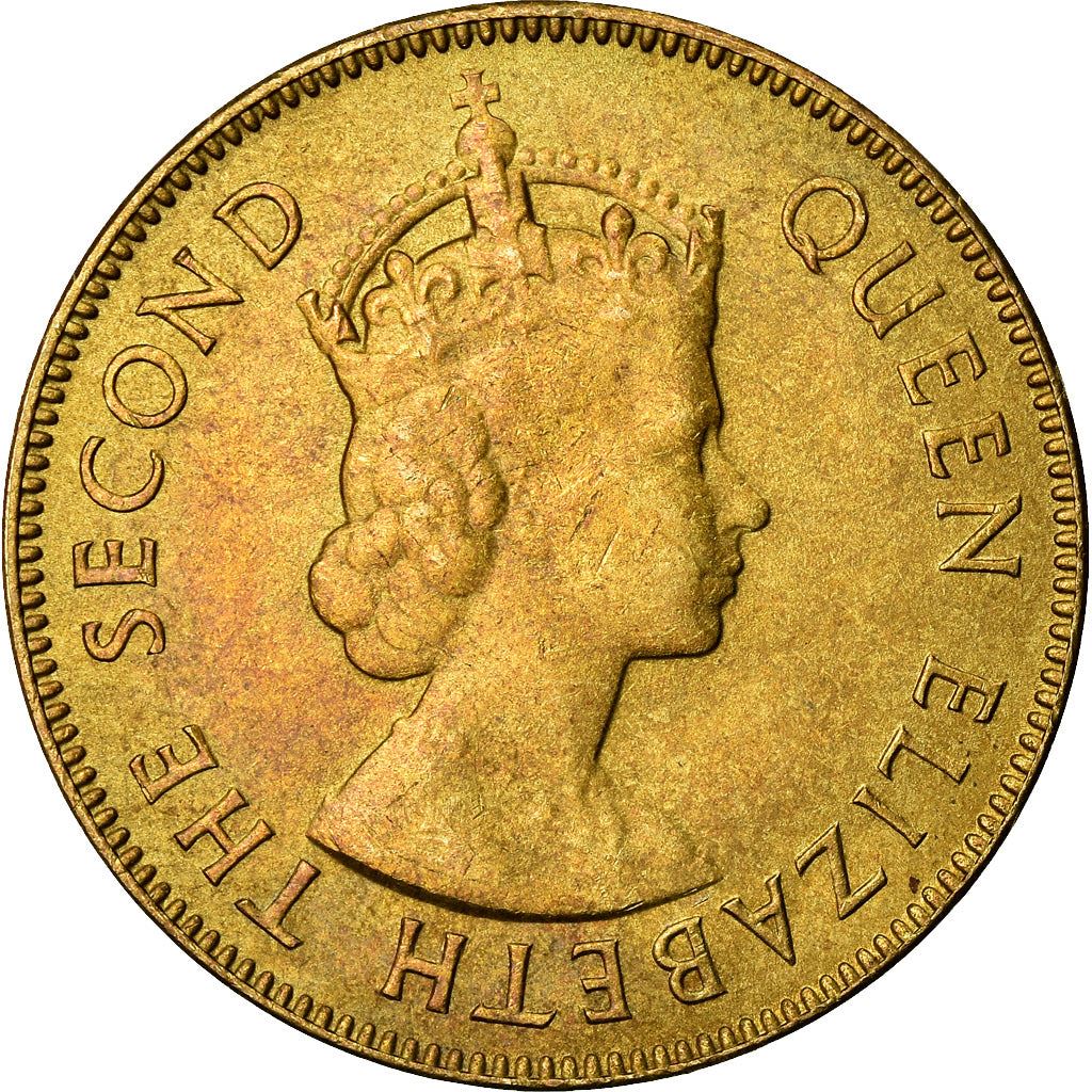 Jamaica | 1 Penny Coin | Queen Elizabeth II | Km:37 | 1953 - 1963