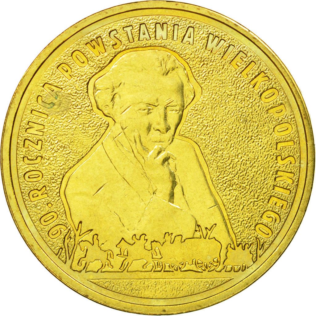 Poland | 2 Zlotys Coin | Greater Poland Uprising | Y:662 | 2008