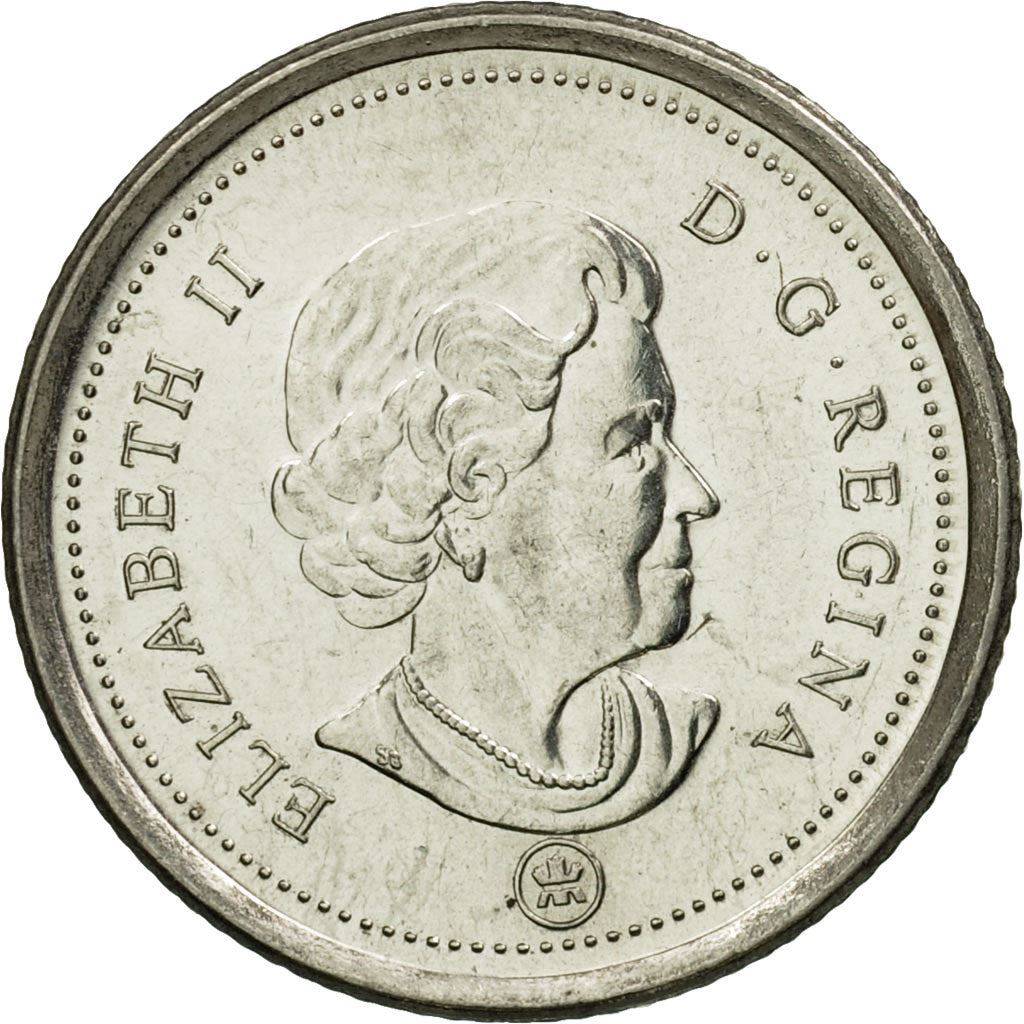 Canada | 10 Cents Coin | Nickel plated steel | KM:492 | 2003-2022