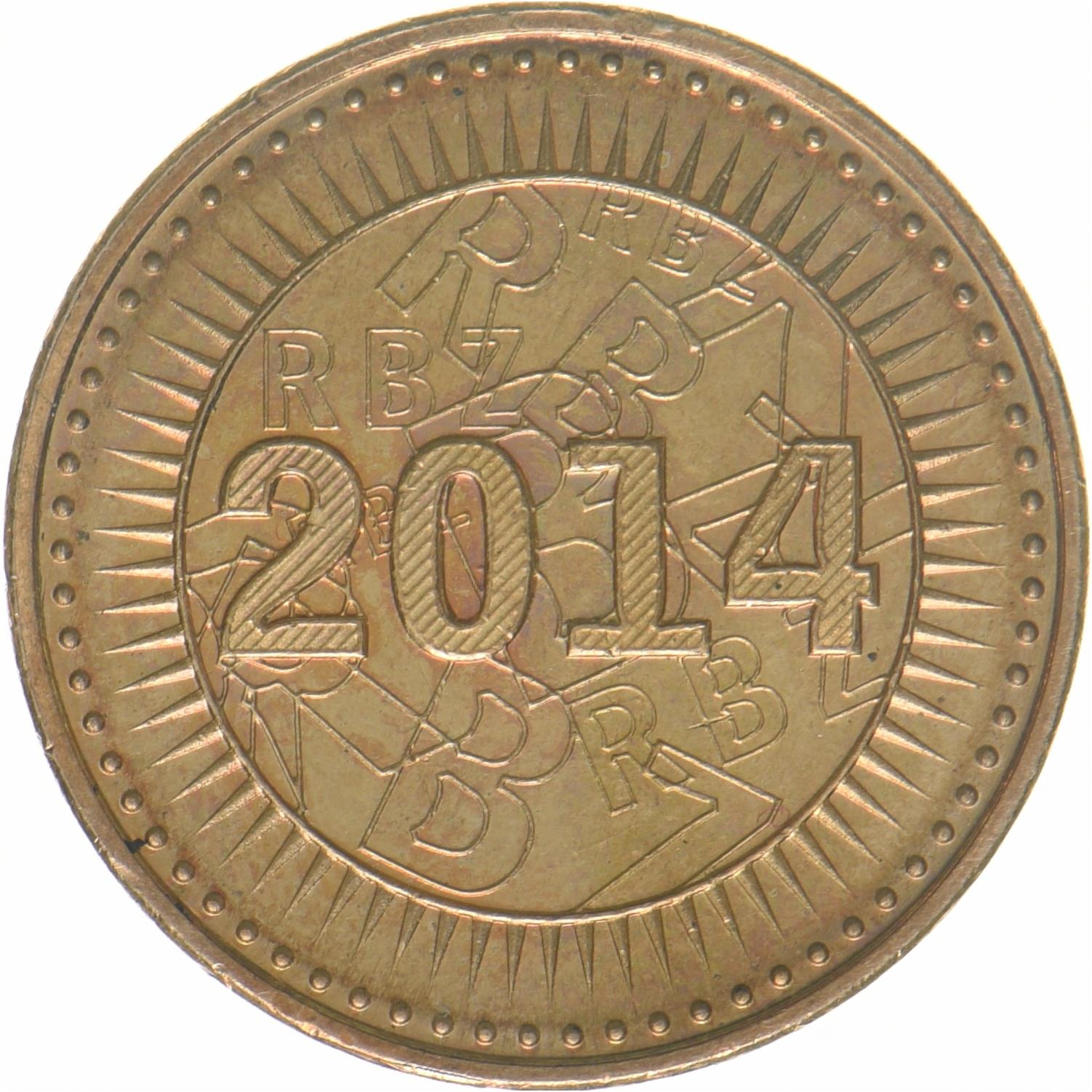 Zimbabwe | 5 Cents Bond Coin | KM17 | 2014