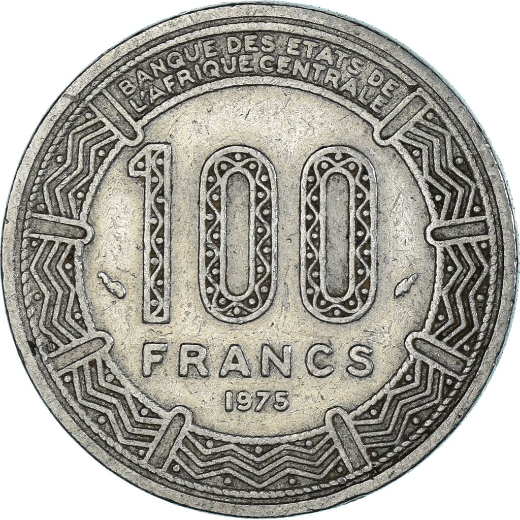 Chad | 100 Francs Coin | Giant Eland | Km:3 | 1975 - 1991